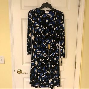 Calvin Klein knit wrap dress